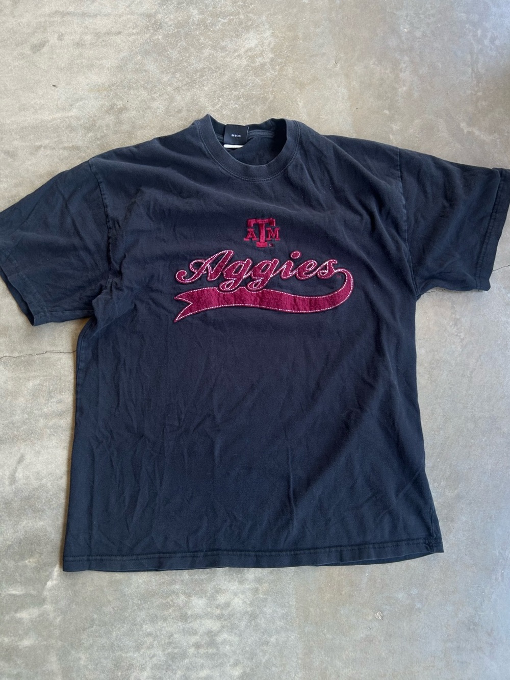 Texas A&M Aggies Black Logo T‑Shirt